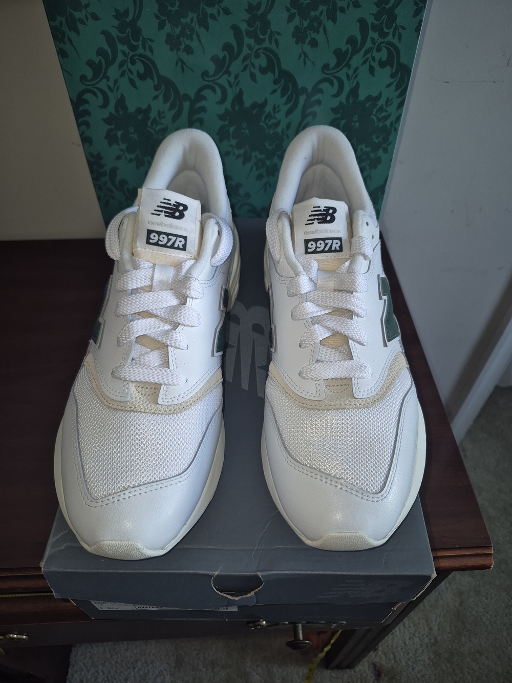 New Balance 997R Men's White Athletic Sneakers